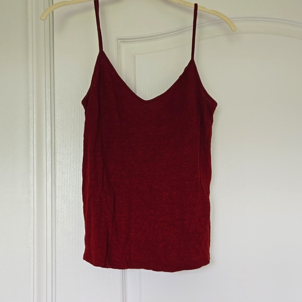 Sezane Lace Linen Tank